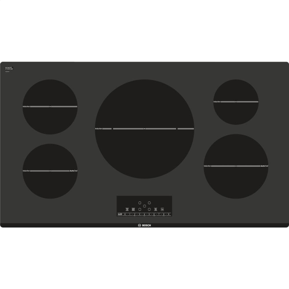 Bosch NIT8666UC 800 Series 36 inch Black Electric Induction Cooktop