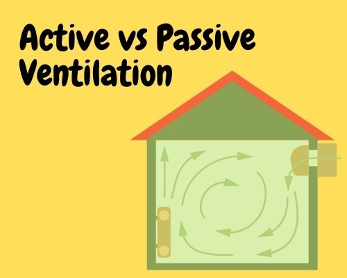 Actve vs passive ventilation