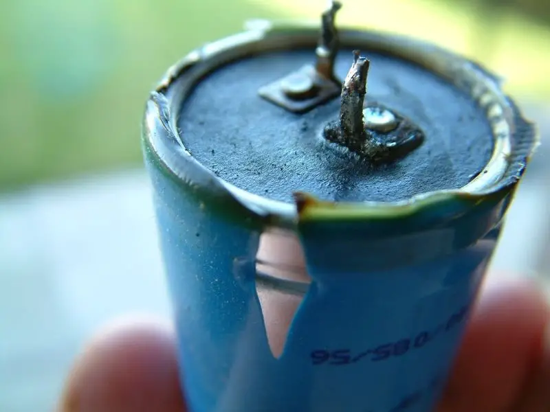 A ceiling fan capacitor