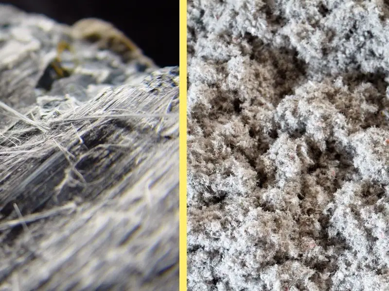 asbestos vs cellulose: tell the difference