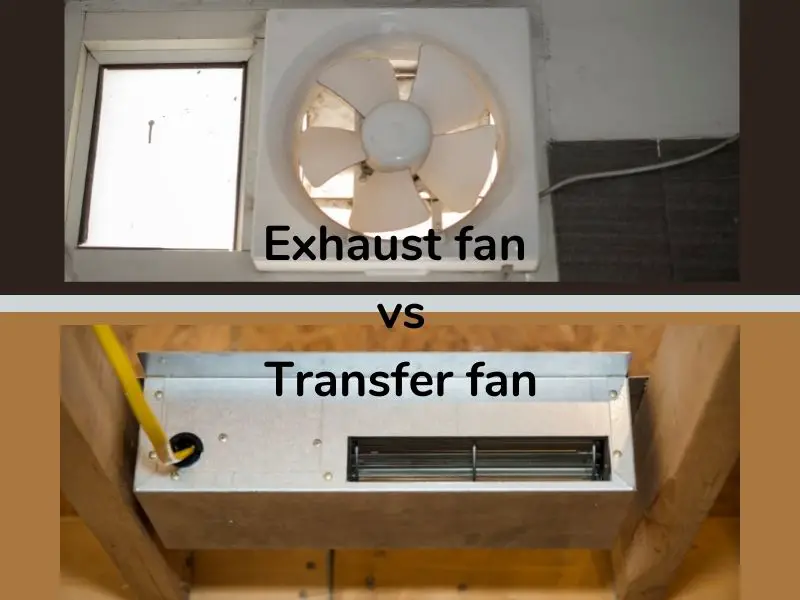 exhaust fan and transfer fan comparison