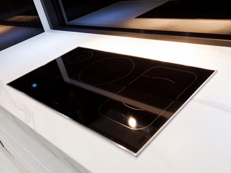 An induction cooktop