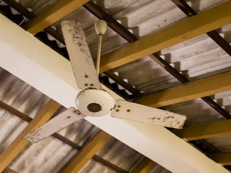 old ceiling fan